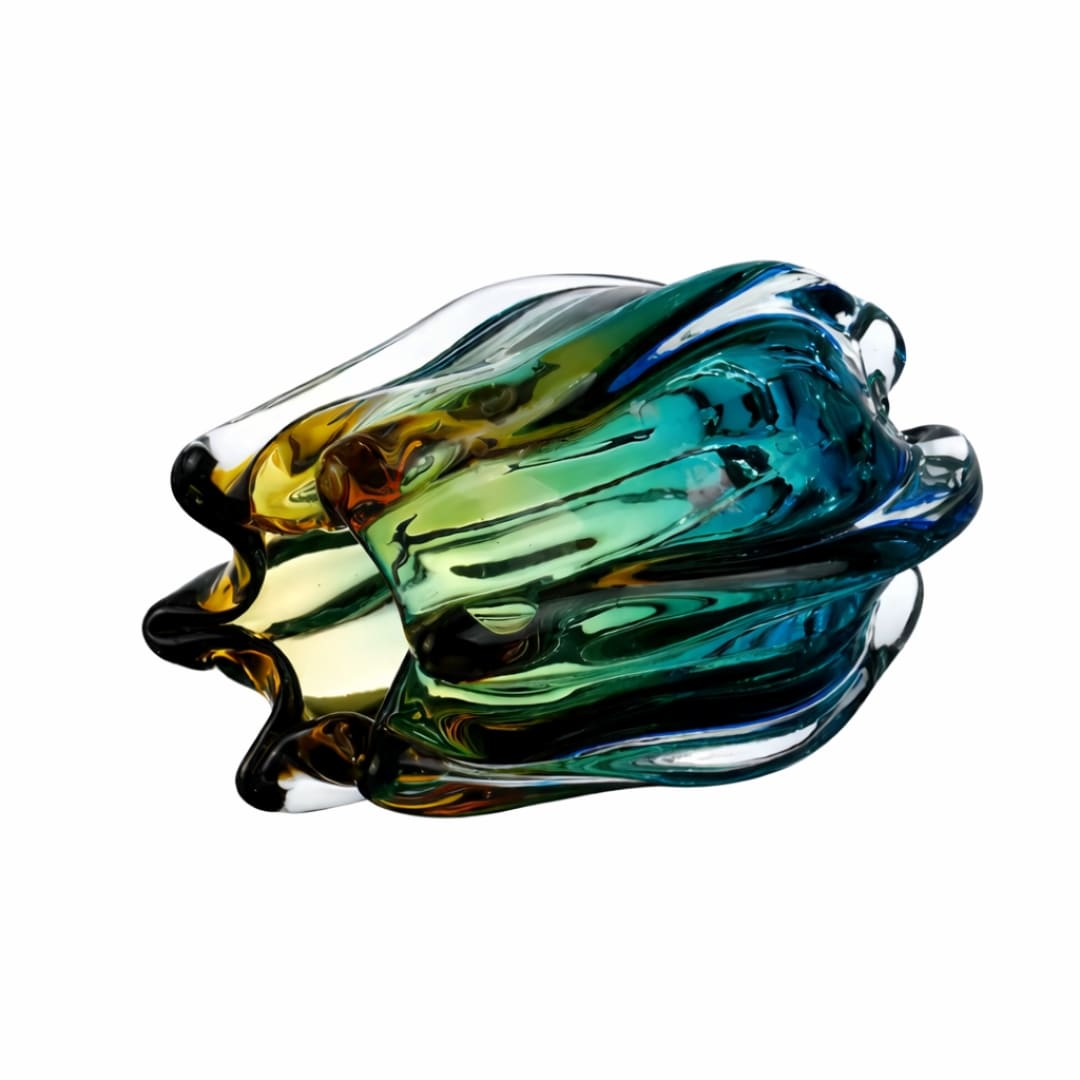 Glasvas med ombré-effekt (24×12×7 cm)